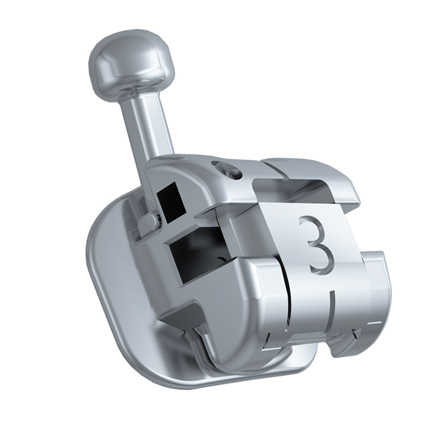 MIM Auxiliary Tubes Metal Self-ligating Bracket