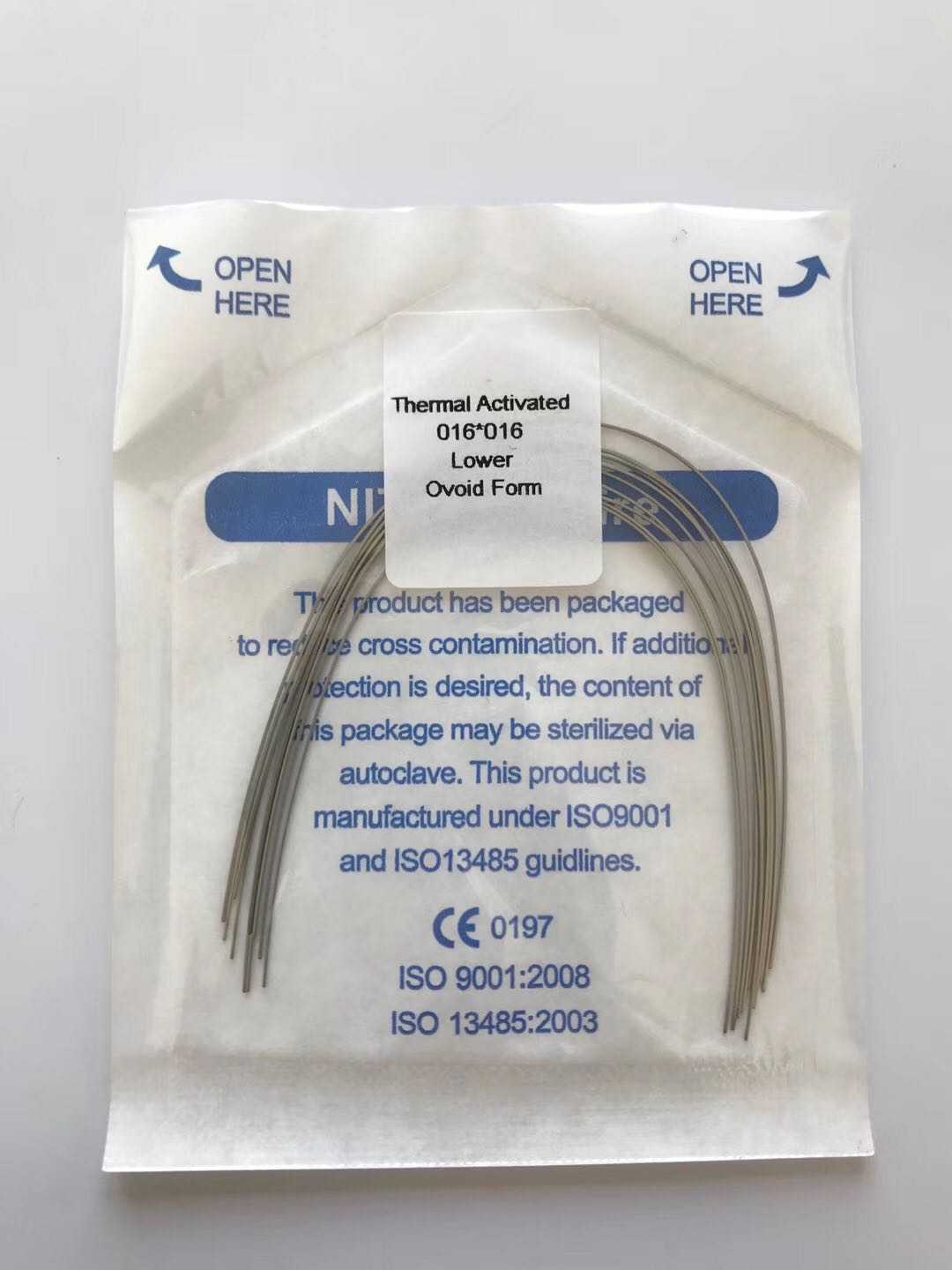 Ortho NiTi Thermal Activated arch wires