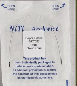Ortho NiTi Tooth-coated archwires