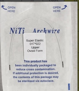 Ortho NiTi Tooth-coated archwires
